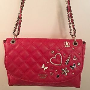 Quilted Pink Guess Bag